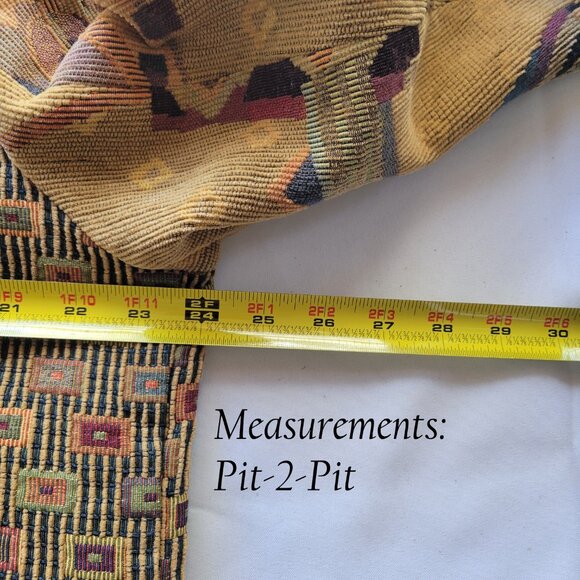 Mary Lynn O'Shea Women’s Handmade Jacquard Jacket (Size: Large) - Picture 13 of 14